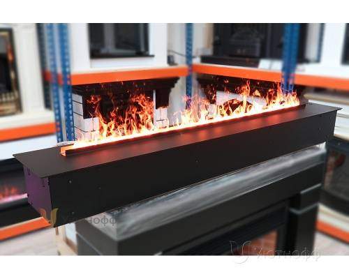 3D электроочаг Real Flame Line-S 150 3D Matte Black в Дзержинске