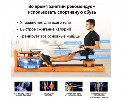 Гребной тренажер DFC 6203B Гребной тренажер DFC 6203B