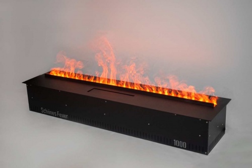 Электроочаг Schönes Feuer 3D FireLine 1000 со стальной крышкой в Дзержинске