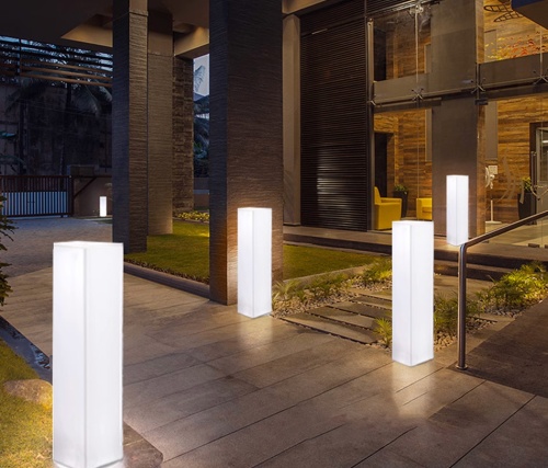Светильник Колонна 45х110 питание от АКБ, RGB